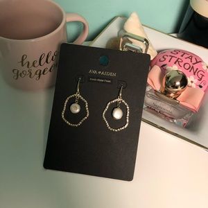 Ava & Aiden earrings with Fresh Water Pearls